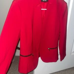 Nine West Women's Red Blazer